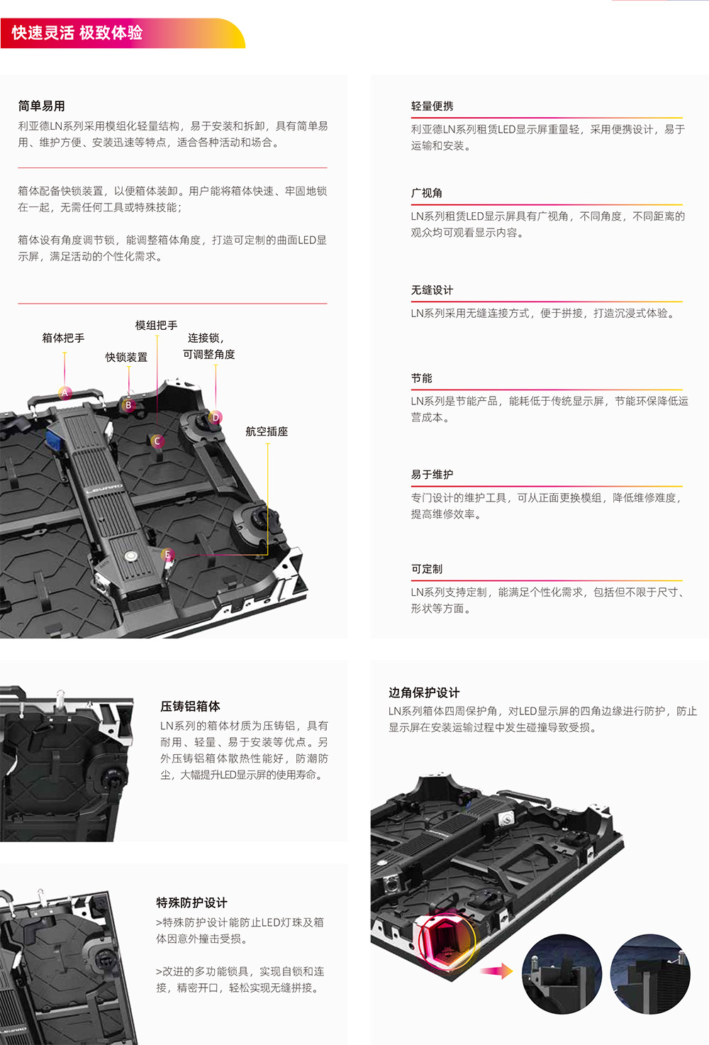 鸿运国际LN系列租赁LED显示屏